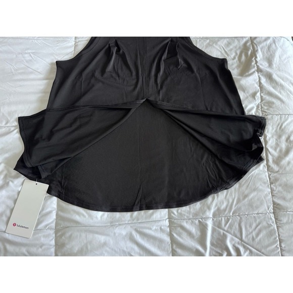 New Lululemon Lightweight Split-Back Training Tank Black Size Large, Yoga NWT - Picture 7 of 9